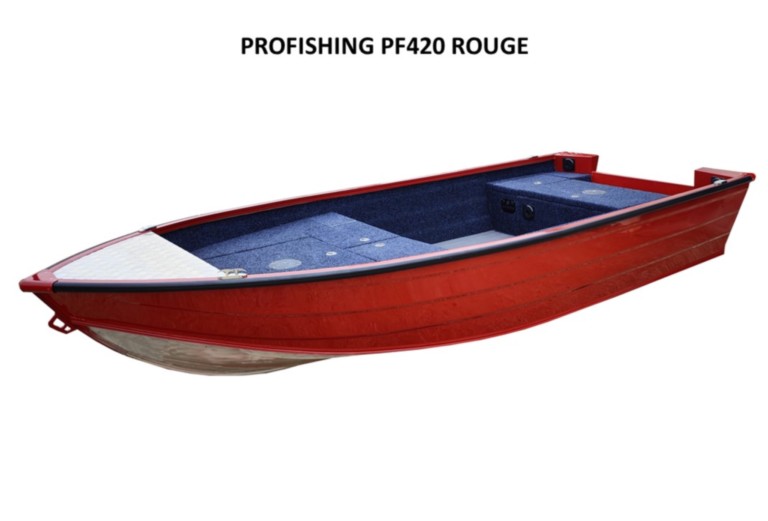 Bateau Profishing PF420 rouge